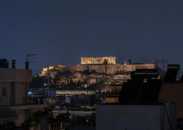 Luxury Penthouse With Private Rooftop - Acropolis View