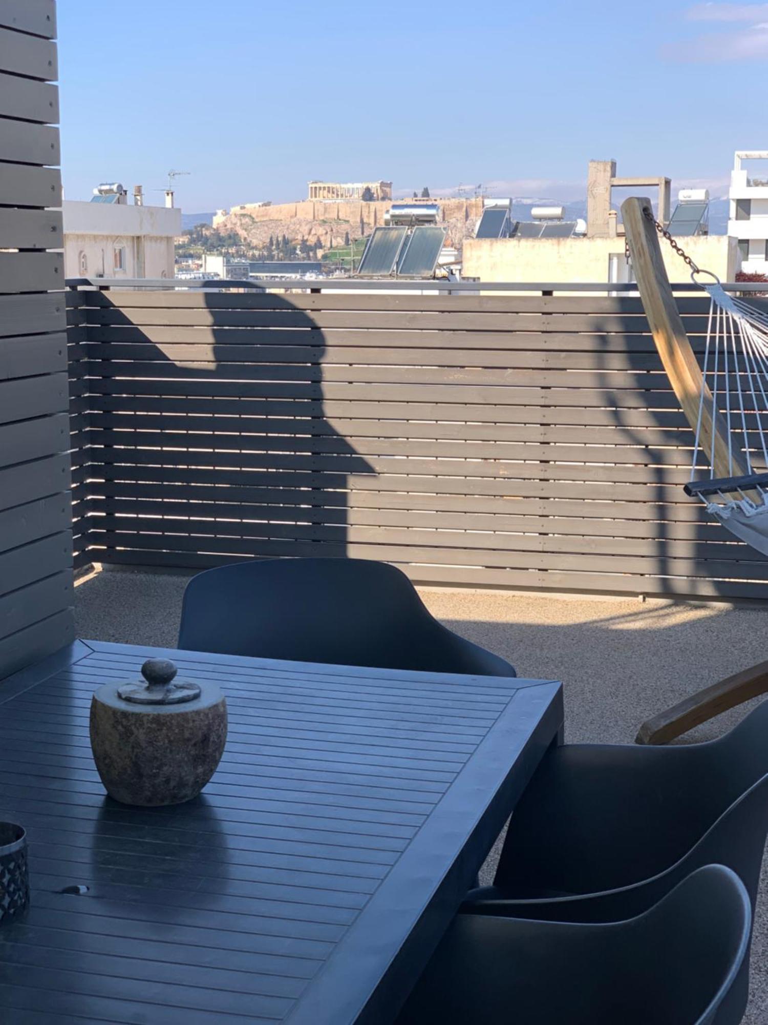 Luxury Penthouse With Private Rooftop - Acropolis View Apartment Athens